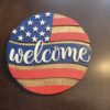 Patriotic Welcome Sign